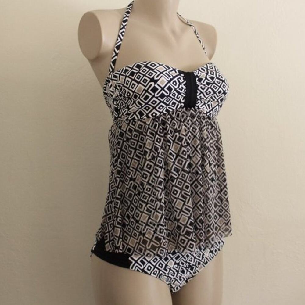 Athena Bandeau Halter Tankini Set Size 8